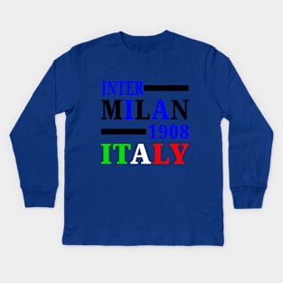 Inter Milan 1908 Italy Classic Kids Long Sleeve T-Shirt